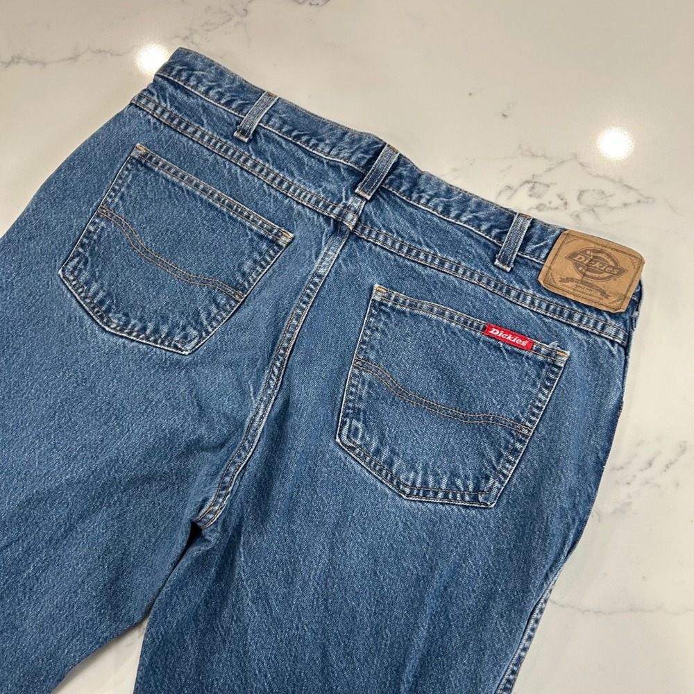 Dickies Jeans Mens 36x30 Relaxed Fit Classic Blue Denim Workwear Y2K Skater
